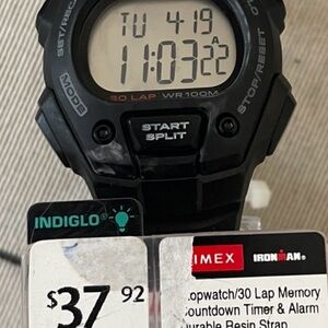 Timex Black Digital Ironman Smartwatch